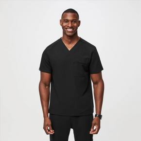 Men Two Pocket Cargo Scrub Top